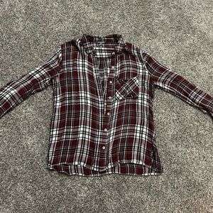 Women’s Flannel Style Blouse - L
